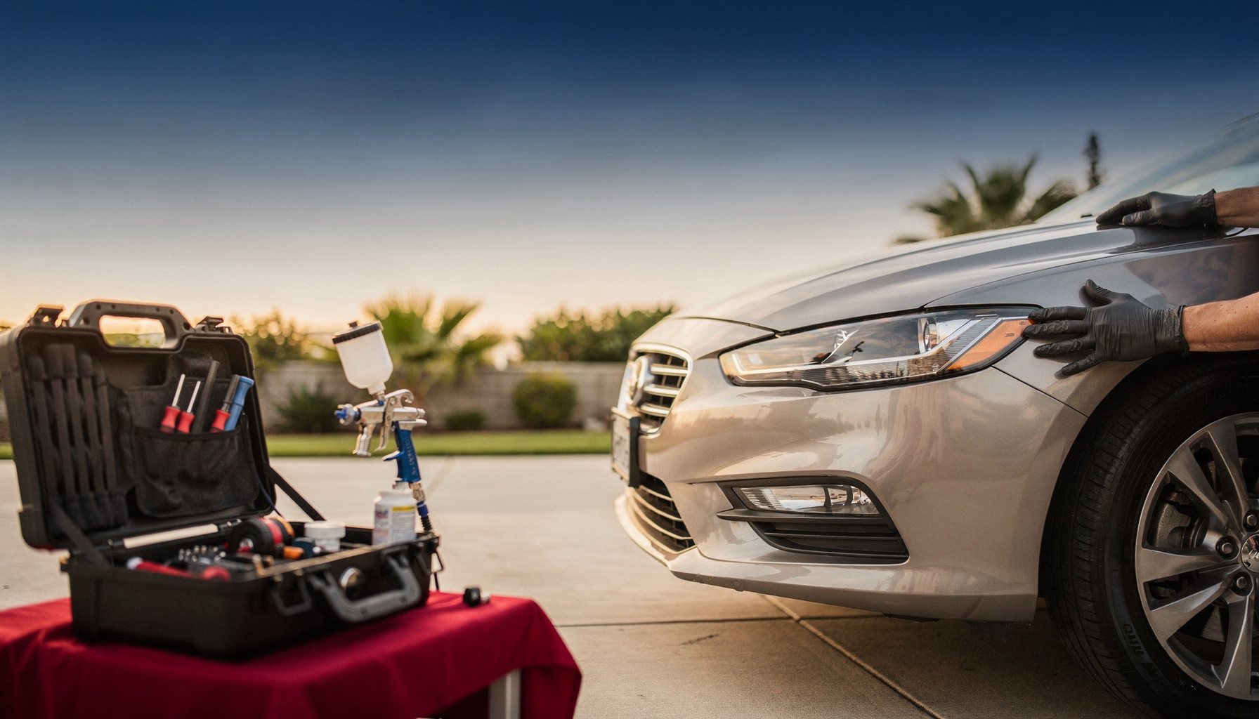 AutoFixOnSite — mobile auto body repair service website built with WebZum AI website creator