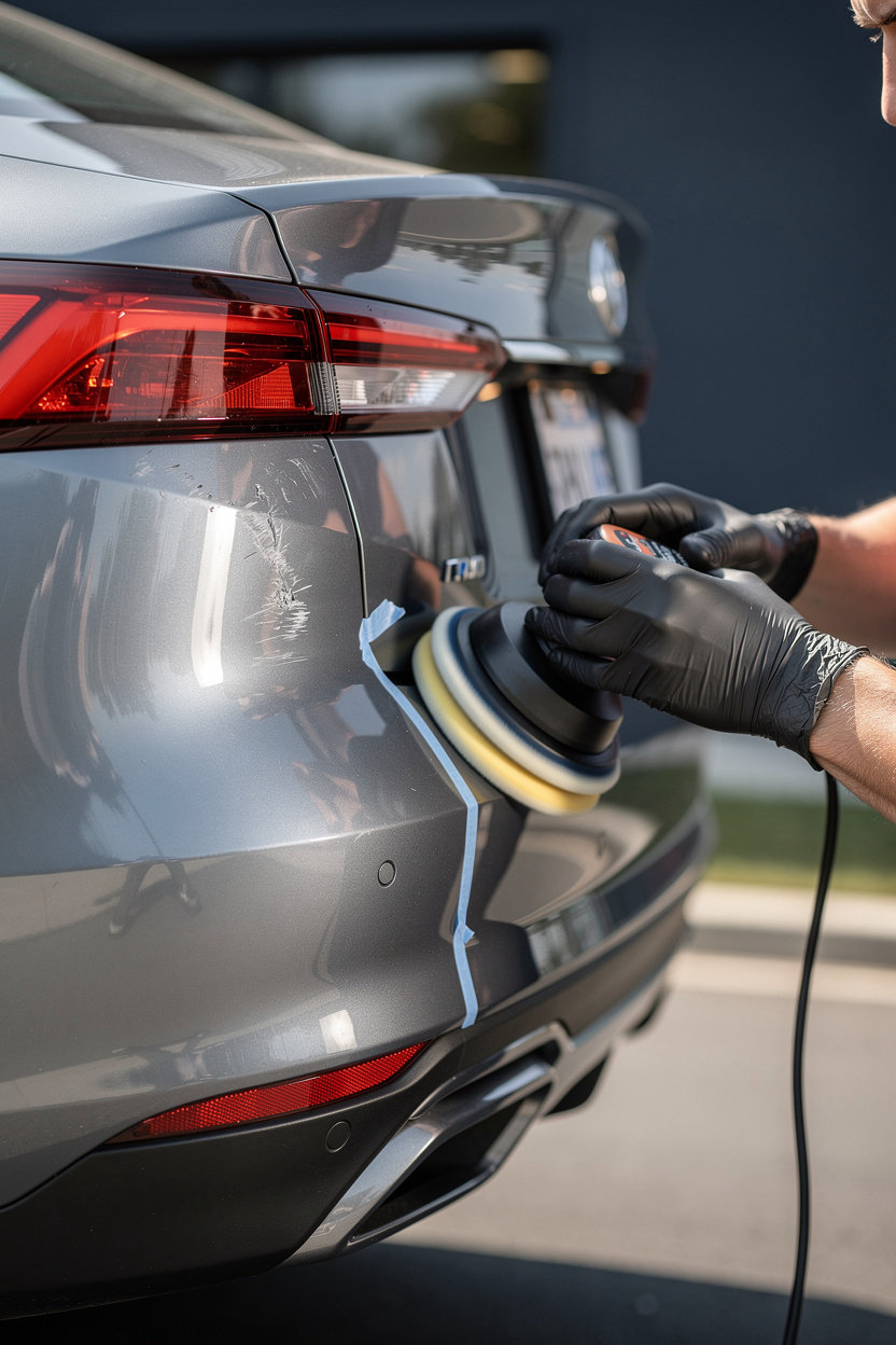 AutoFixOnSite professional bumper repair and refinishing service in Orange County and Los Angeles area