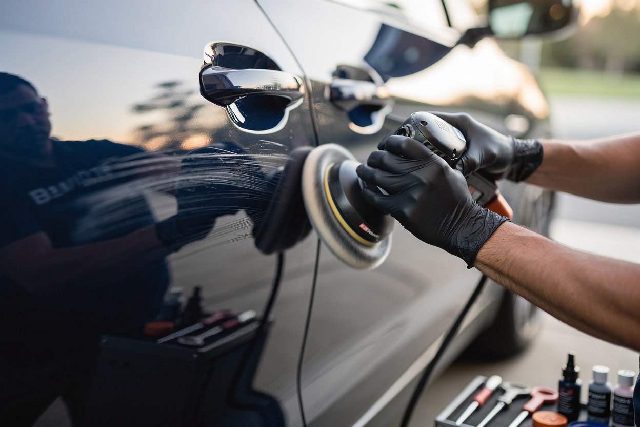 AutoFixOnSite professional scratch repair and removal service in Orange County and Los Angeles